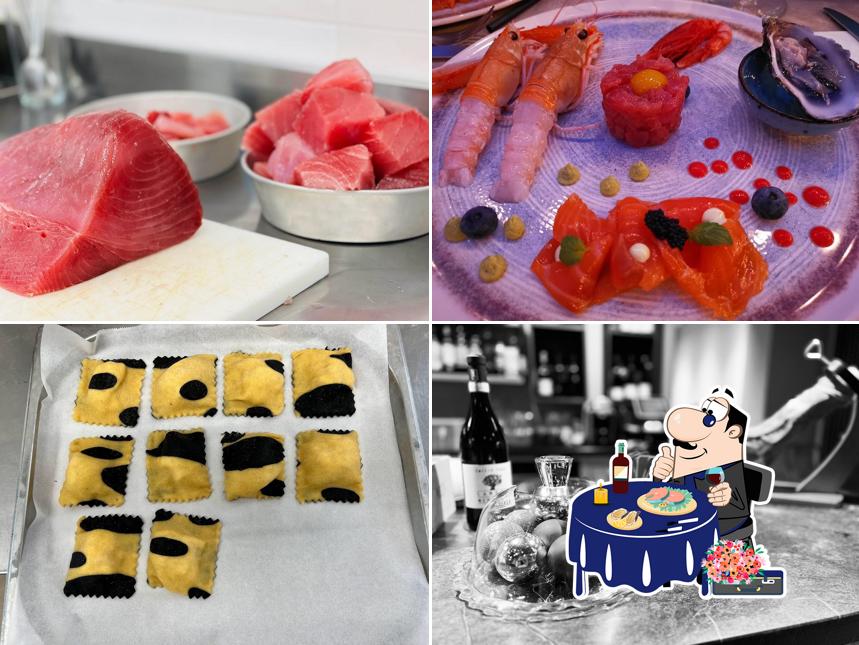 Sashimi al Hosteria Borgo Dieci