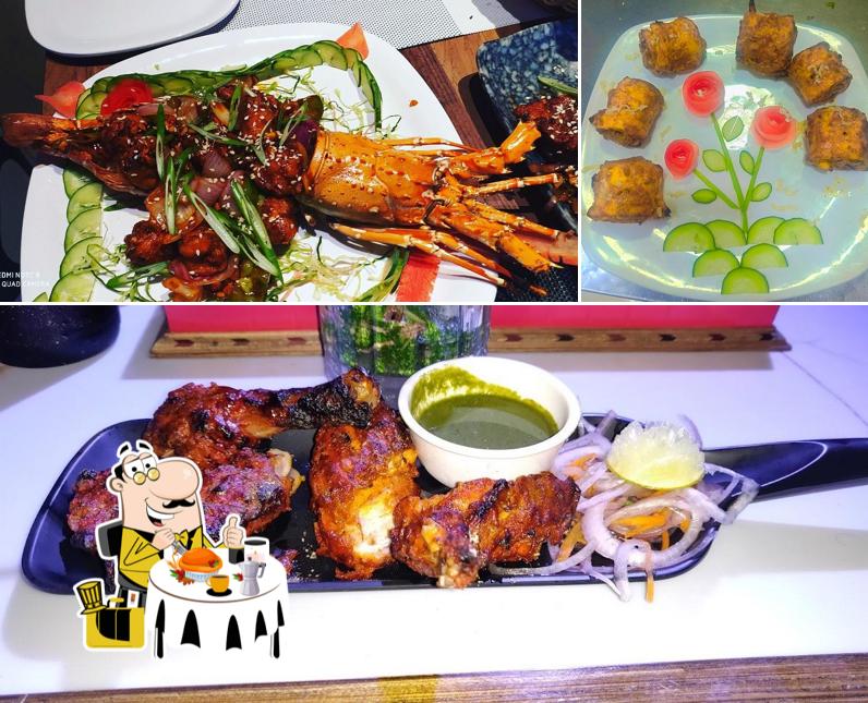 Food at Nasha Lounge
