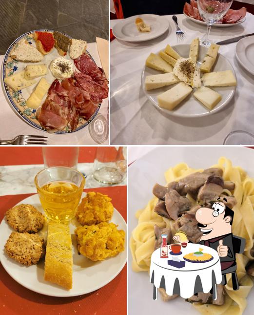 Piatto di formaggi al Trattoria Mazzoni