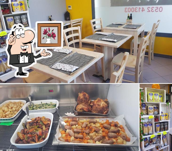Questa è la immagine che raffigura la interni e cibo di grill & food ROSTICCERIA take away