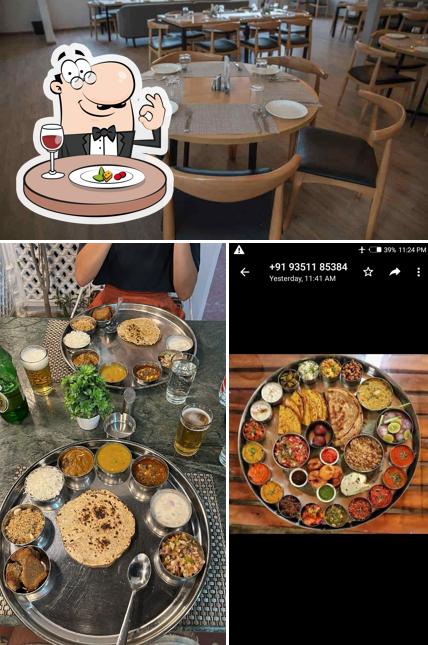 The restaurant's food and interior