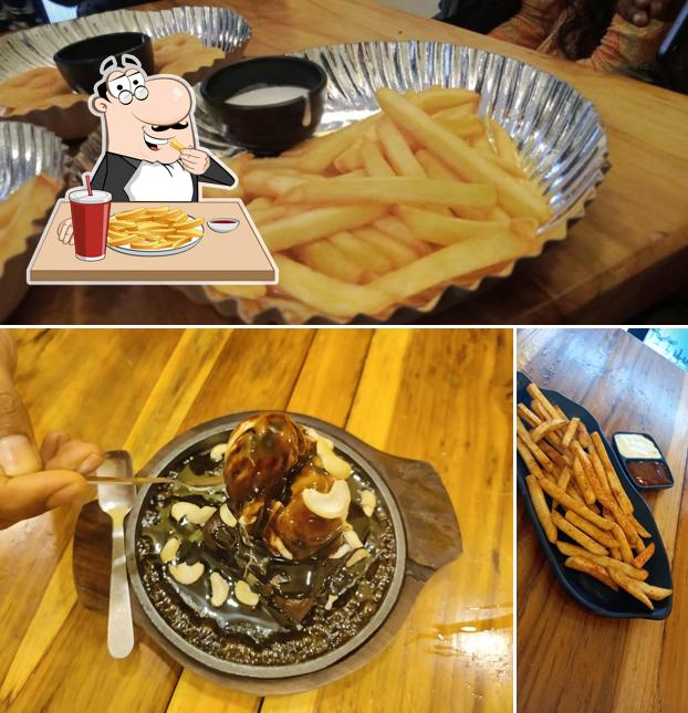 French fries at Cafe Connect