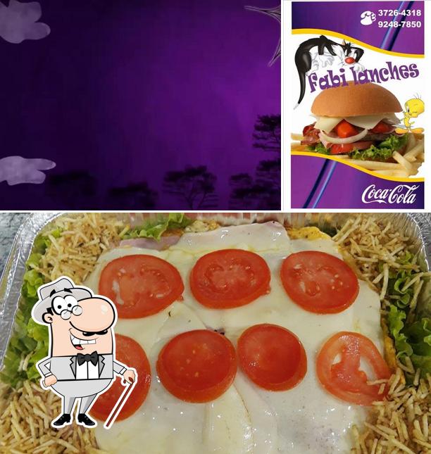 O exterior do Fabi Lanches