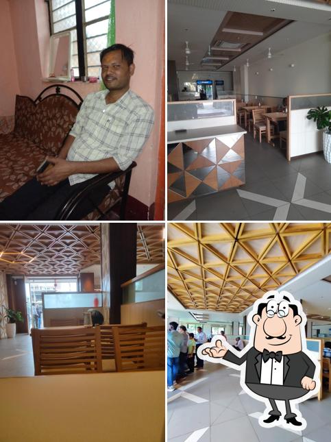 The interior of Harsha Family Restaurant