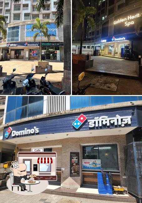 The exterior of Domino's Pizza Siddhi Vinayak Nagar, Mahajan Wadi