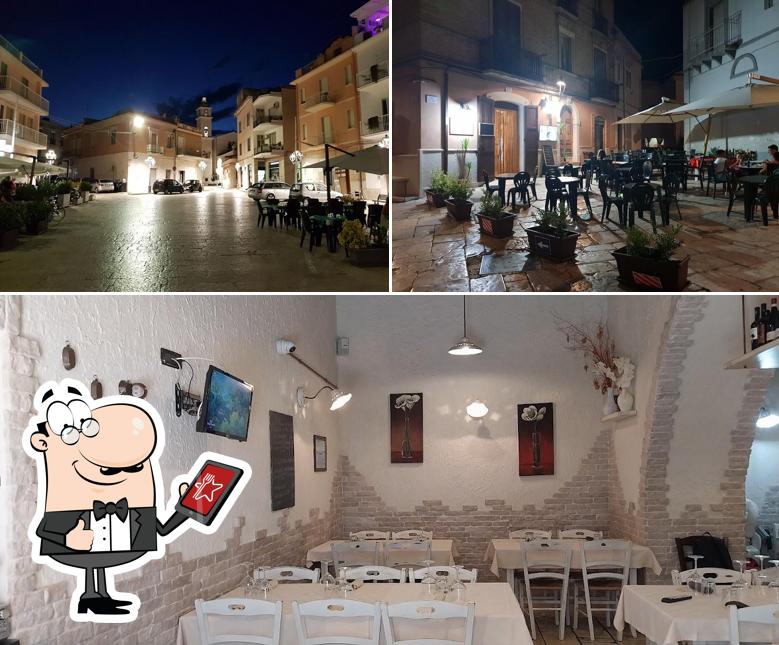 La esterno e interni del ristorante