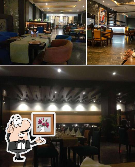 The interior of Saffron