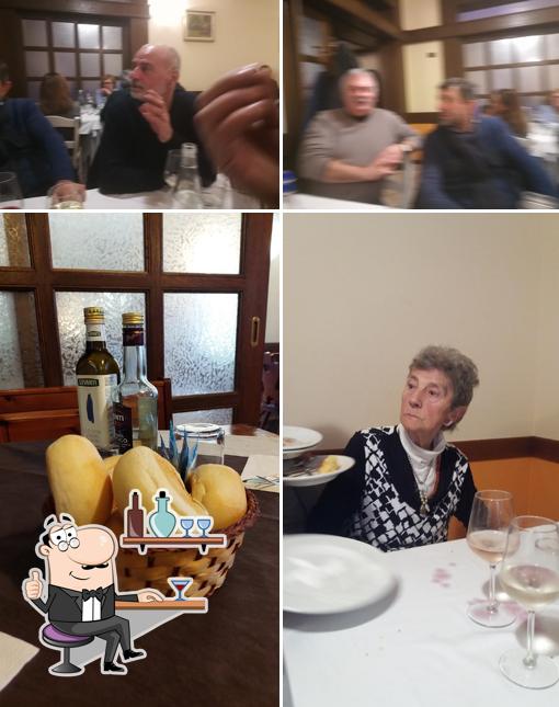 Gli interni di Trattoria Da Pasquì