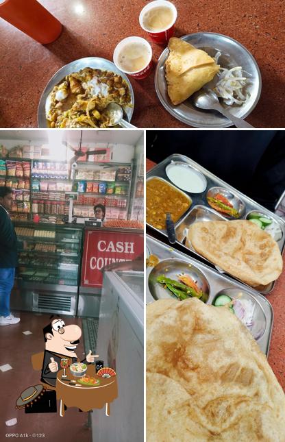 The photo of food and interior at Batra Sweets