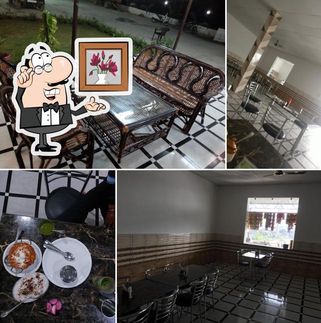 The interior of Shivam Dhaba