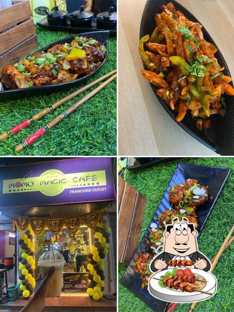 Food at Momo magic cafe
