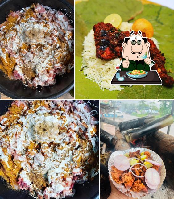 Food at Aranya restaurant