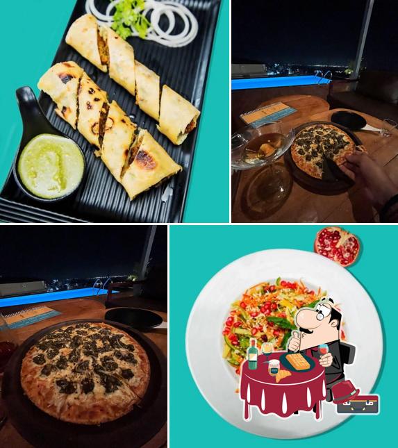 Waffles at SinQ Sky The Rooftop Lounge