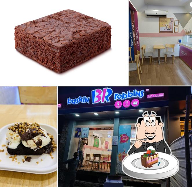 Chocolate cake at Baskin Robbins