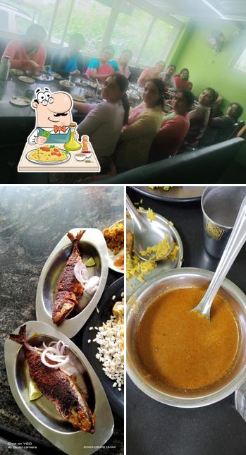 Among different things one can find food and interior at Fish land