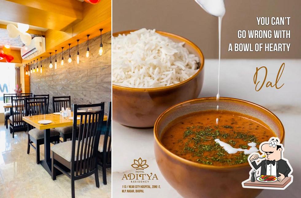 Meals at Hotel Aditya Residency