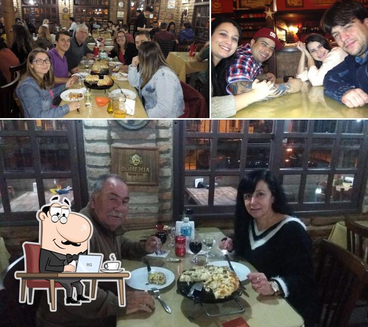 O interior do Cassino Pizzaria