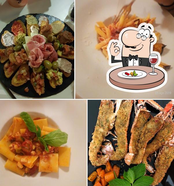 Cibo al Albergo Egadi