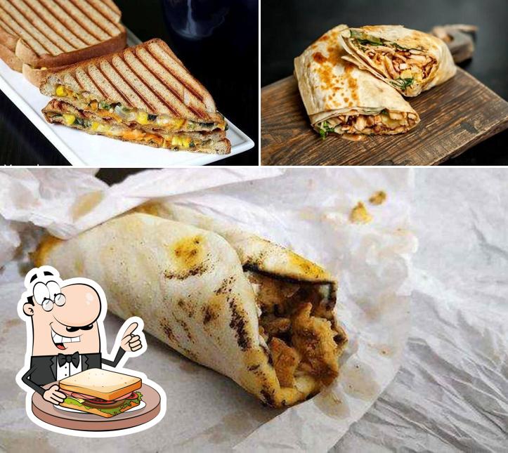 Grilled cheese sandwich at Arab Shawarma