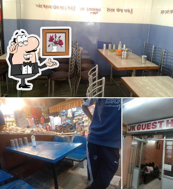 Check out how Jagdambay Vaishno Bhojanalay looks inside