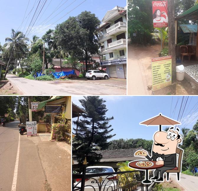 The exterior of Agnelo Fast Food