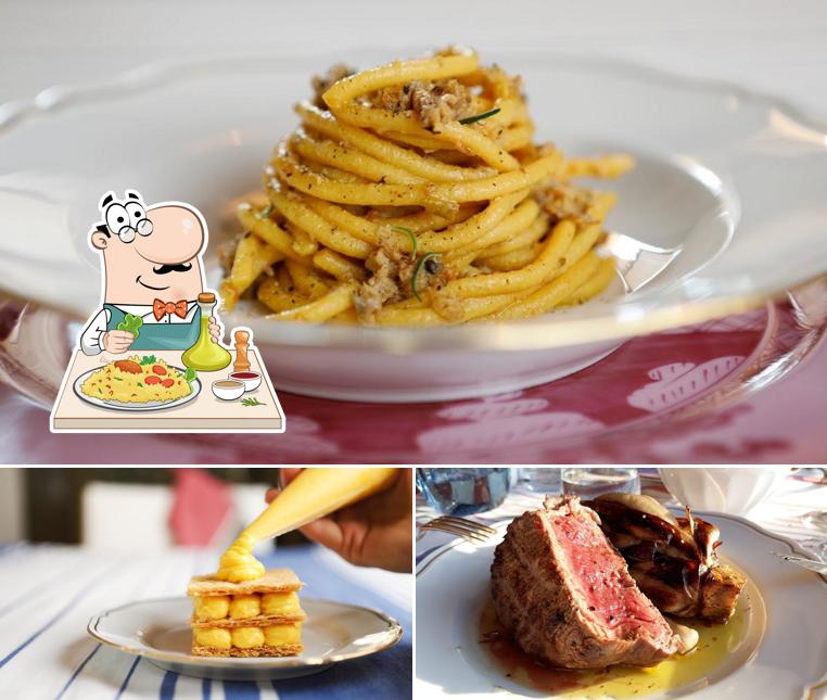 Cibo al Trattoria Moderna Due Mori