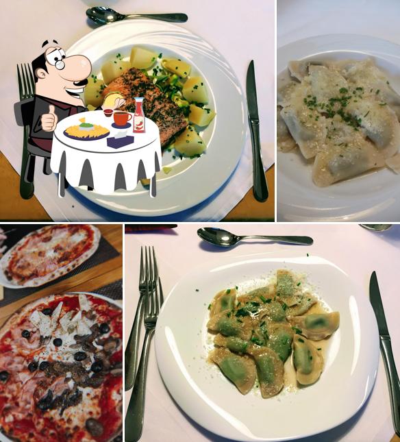 Ordina un hamburger a Gasthof Pizzeria Unterwirt