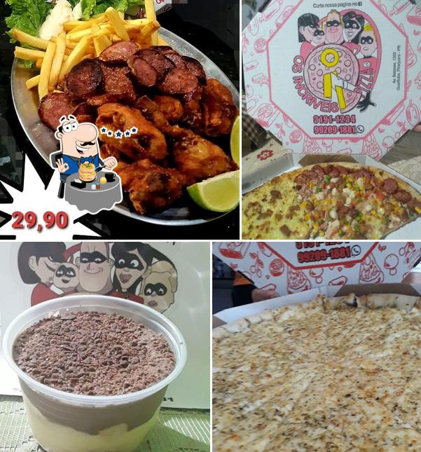Platos en Os Incriveis da Pizza Piraquara