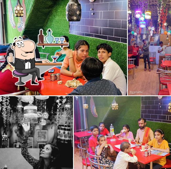 The interior of Maxx fast food restaurant
