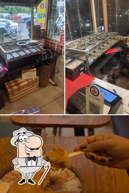 Take a look at the image depicting exterior and food at Kunafa Story