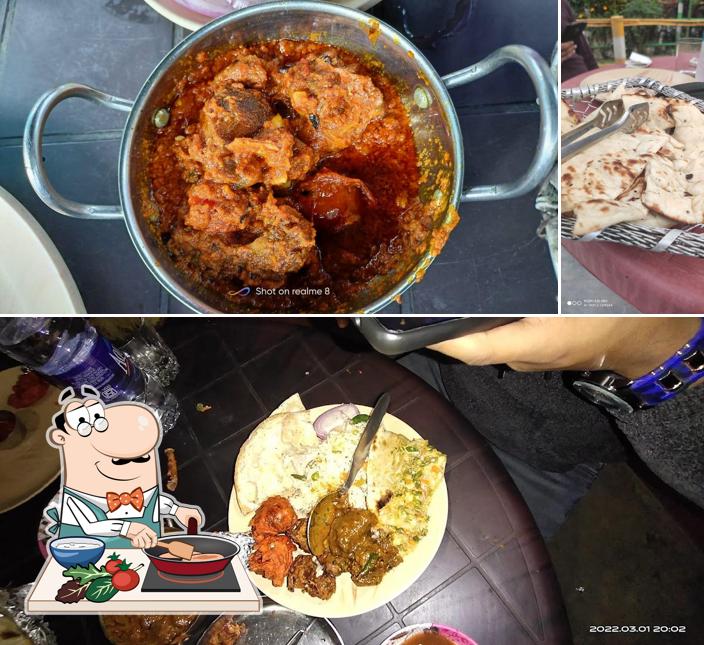 Chicken curry at Dhaba Shila Bristee