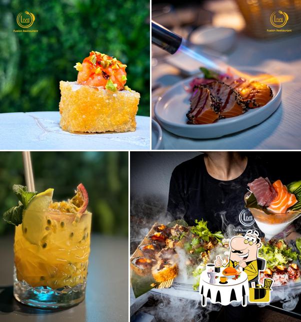 Ceviche al Live Fusion Restaurant