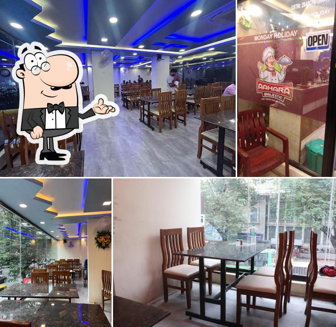 The interior of Aahara At Majestic