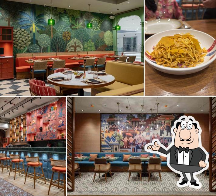 The interior of Burma Burma - Goregaon east