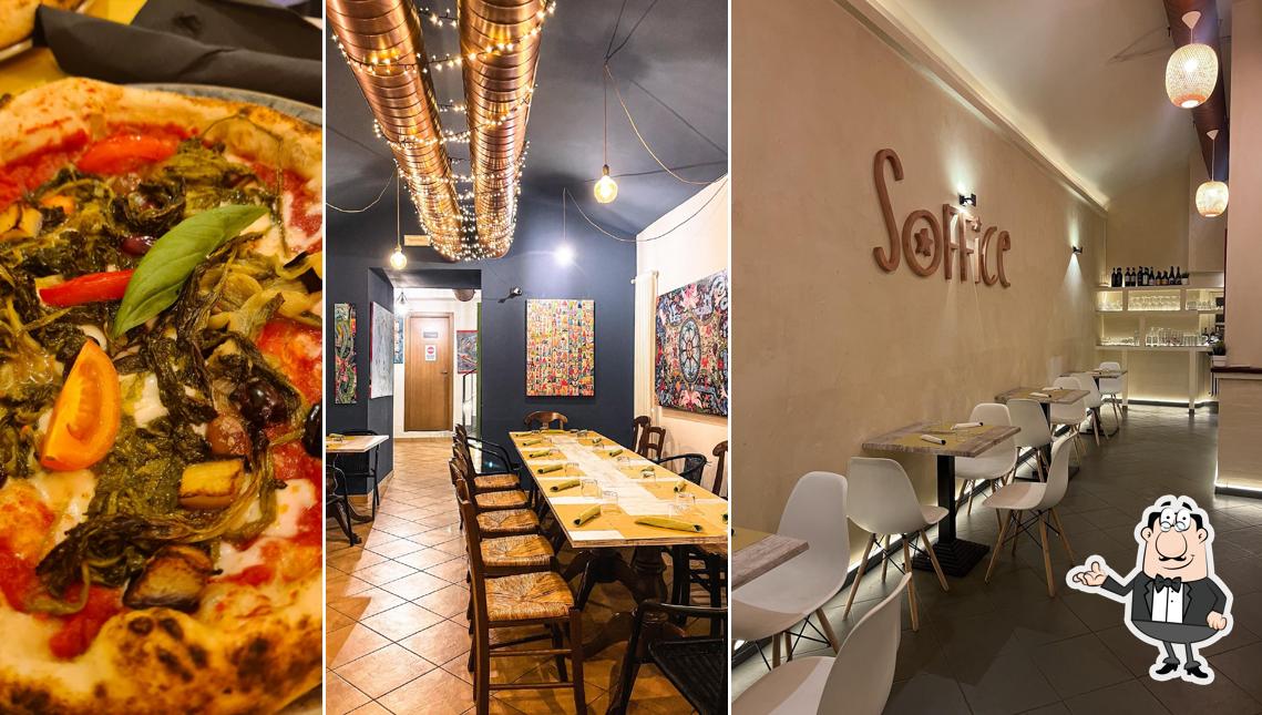 Dai un'occhiata agli interni di Soffice pizza e sfizi