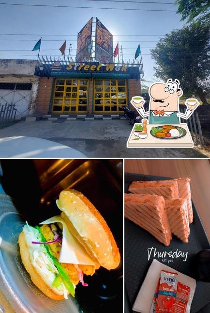 Among different things one can find food and exterior at Street wok