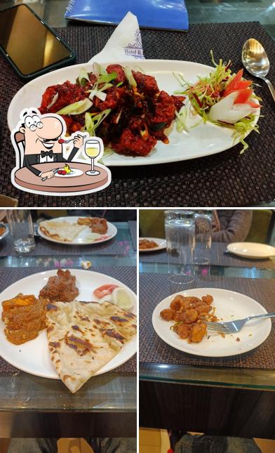 The picture of food and interior at R.B.M Restaurant