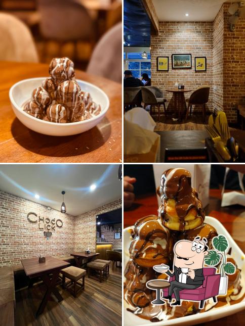 The interior of CHOC O LICK