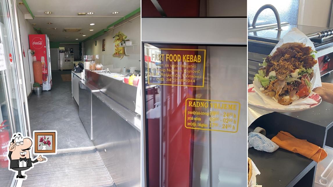 Gli interni di Fast food & kebab