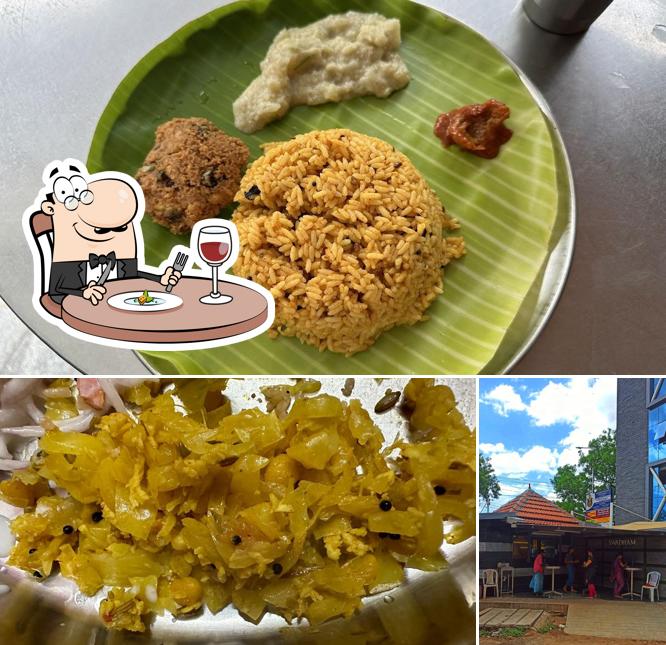 Among different things one can find food and exterior at Swadham Cafe