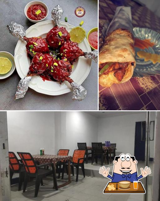 Take a look at the picture showing food and interior at Warsi,s kitchen