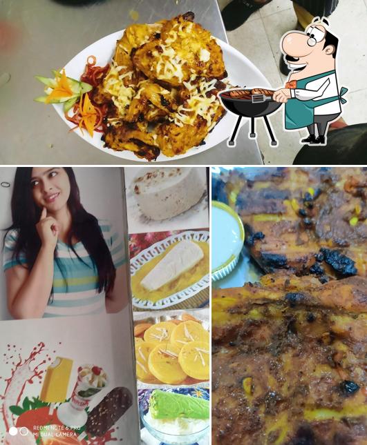 Kebab kafe provides meat meals