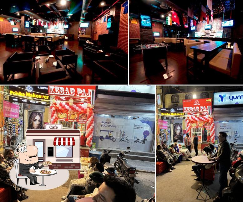 Take a look at the image depicting exterior and bar counter at Kebab Paji