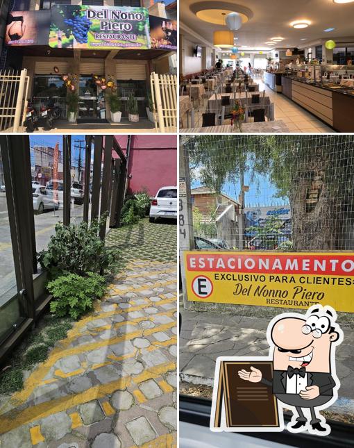 O exterior do Restaurante Del Nono Piero