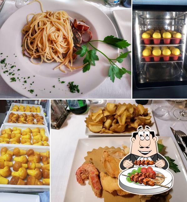 Platti al Ristorante Pesce di Mare Le Ancore della Bastia