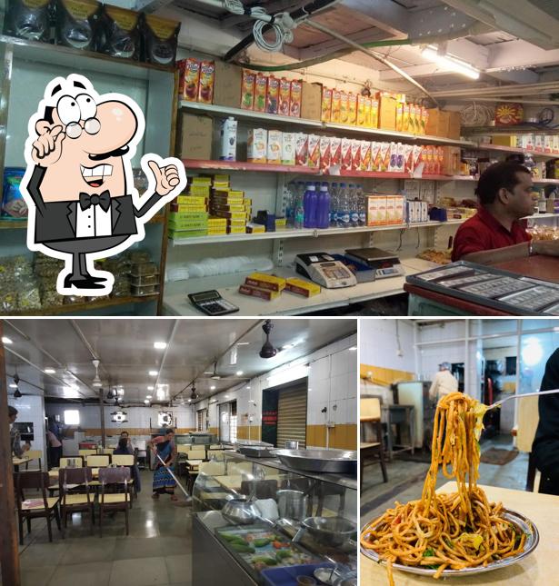The interior of Mahesh Restaurant