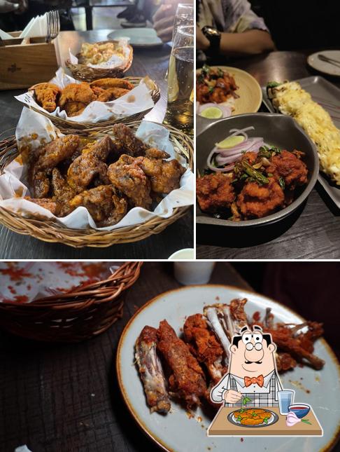 Chicken wings at Plan B x Hangover XL Koramangala