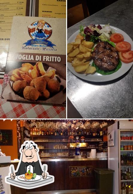 Gasthaus Alpen Keller si caratterizza per la cibo e bancone da bar