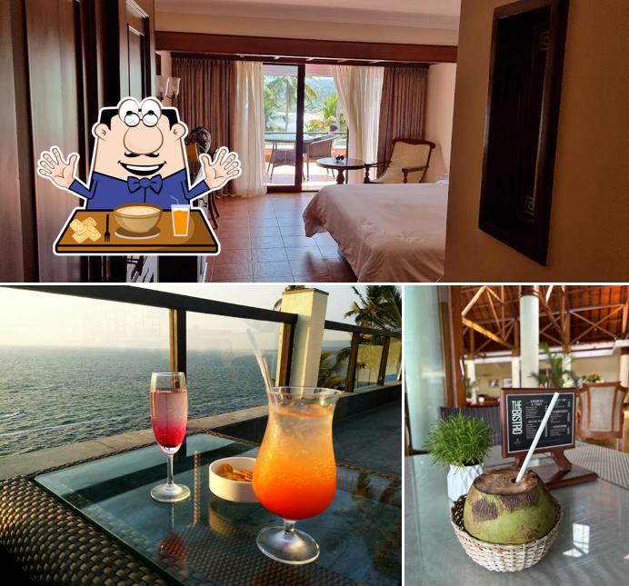 The photo of The Leela Kovalam, a Raviz Hotel’s food and interior