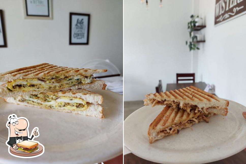 Grilled cheese sandwich at Wisteria